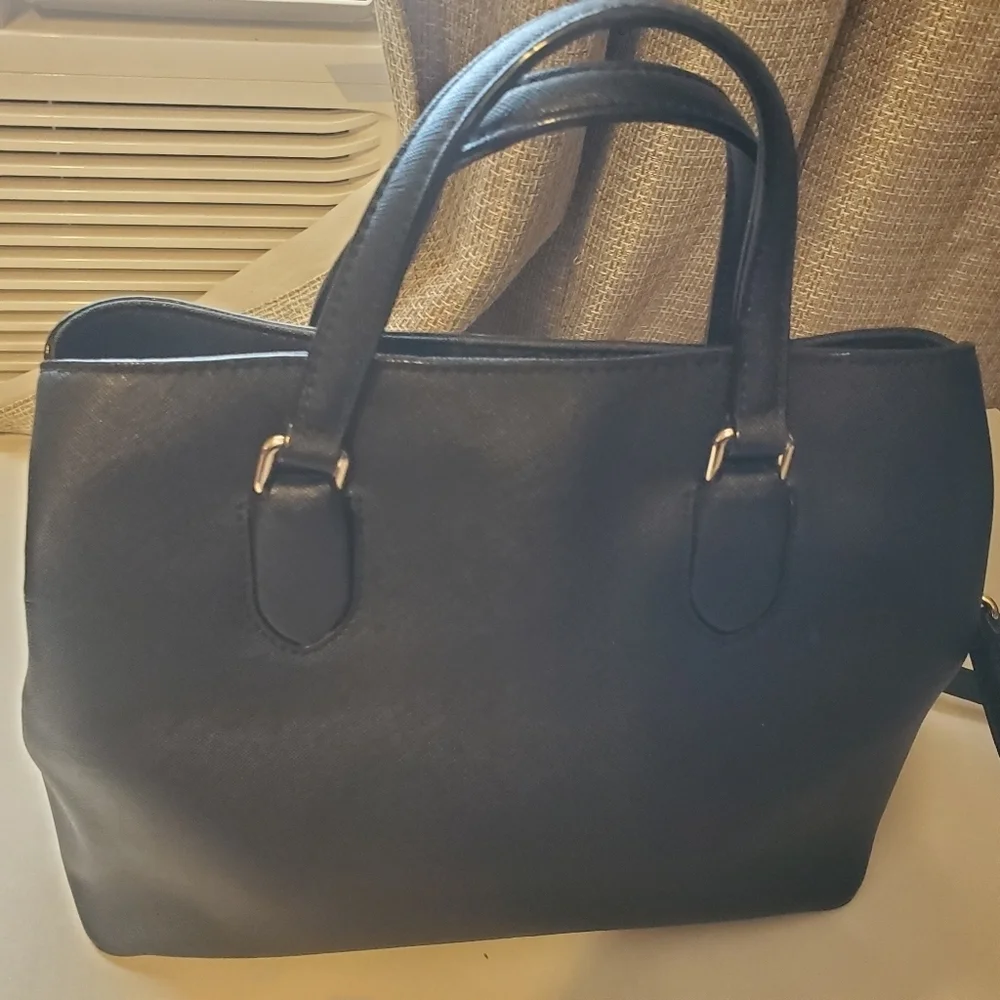 KATE SPADE BLACK GOLD TONE. SHOULDER. TOP HANDLE BAG